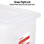 Staples Plastic File Box Snap, Letter/Legal Size, Clear, 4/Carton (TR57620CT)~#|#~s1221000_sc7