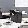 Staples File Box File Portable Tote, Letter Size, Black (140164/111108)~#|#~s1221001_sc7