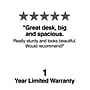 Staples Kendall Park 58.5"W Double Pedestal Desk, Cherry (52105)~#|#~s1221172_sc7