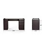 Staples Kendall Park 58.5"W Double Pedestal Desk, Cherry (52105)~#|#~s1221248_sc7