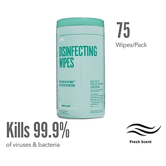 Perk™ Disinfecting Wipes, Fresh, 75 Wipes (PK56664)