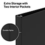 Staples 2" 3-Ring Non-View Binder, Black (ST26587-CC)~#|#~s1221733_sc7