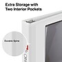 Staples 1" 3-Ring View Binders, D-Ring, White, 12/Pack (26432CT)~#|#~s1221749_sc7