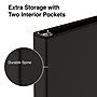 Staples 1 1/2" 3-Ring View Binder, Black (ST23727-CC)~#|#~s1221764_sc7