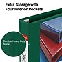Staples Heavy Duty 1 1/2" 3-Ring View Binder, D-Ring, Green (ST56310-CC)~#|#~s1221795_sc7