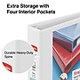 Staples Heavy Duty 2" 3-Ring View Binder, D-Ring, White (ST56264-CC)~#|#~s1221796_sc7