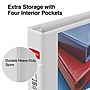 Staples Heavy Duty 1 1/2" 3-Ring View Binder, D-Ring, White (ST56263-CC)~#|#~s1221798_sc7