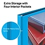 Staples Heavy Duty 1/2" 3-Ring View Binder, D-Ring, Light Blue (ST56284-CC)~#|#~s1221820_sc7