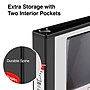 Staples 1 1/2" 3-Ring View Binders, D-Ring, Black, 12/Pack (55398CT/26437CT)~#|#~s1221827_sc7