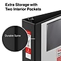 Staples 3" 3-Ring View Binder, D-Ring, Black (55402/26449)~#|#~s1221841_sc7