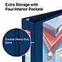 Staples Heavy Duty 3" 3-Ring View Binder, D-Ring, Blue (ST56271-CC)~#|#~s1221845_sc7