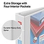 Staples Heavy Duty 3" 3-Ring View Binder, D-Ring, White (ST56265-CC)~#|#~s1221848_sc7