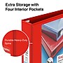 Staples Heavy Duty 2" 3-Ring View Binder, D-Ring, Red (ST56297-CC)~#|#~s1221856_sc7