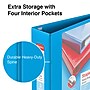 Staples Heavy Duty 3" 3-Ring View Binder, D-Ring, Light Blue (ST56288-CC)~#|#~s1221858_sc7