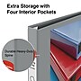 Staples Heavy Duty 1" 3-Ring View Binder, D-Ring, Gray (ST56328-CC)~#|#~s1221862_sc7