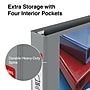 Staples Heavy Duty 1 1/2" 3-Ring View Binder, D-Ring, Gray (ST56329-CC)~#|#~s1221863_sc7