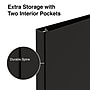 Staples 1" 3-Ring Non-View Binder, Black (ST26645-CC)~#|#~s1221879_sc7