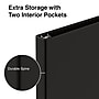 Staples 1/2" 3-Ring Non-View Binder, Black (ST26851-CC)~#|#~s1221882_sc7