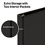 Staples 2" 3-Ring View Binders, Black, 12/Pack (23722/21689)~#|#~s1221883_sc7