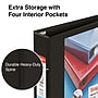 Staples Heavy Duty 2" 3-Ring View Binder, D-Ring, Black (ST56233-CC)~#|#~s1221897_sc7