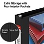 Staples Heavy Duty 1 1/2" 3-Ring View Binder, D-Ring, Black (ST56232-CC)~#|#~s1221898_sc7