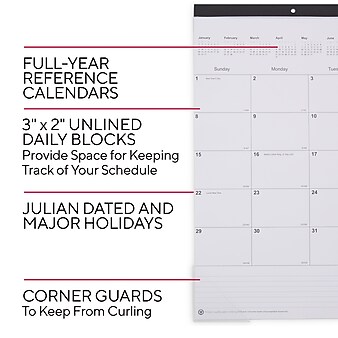 Staples 2023 Desk Pad Calendars | Staples