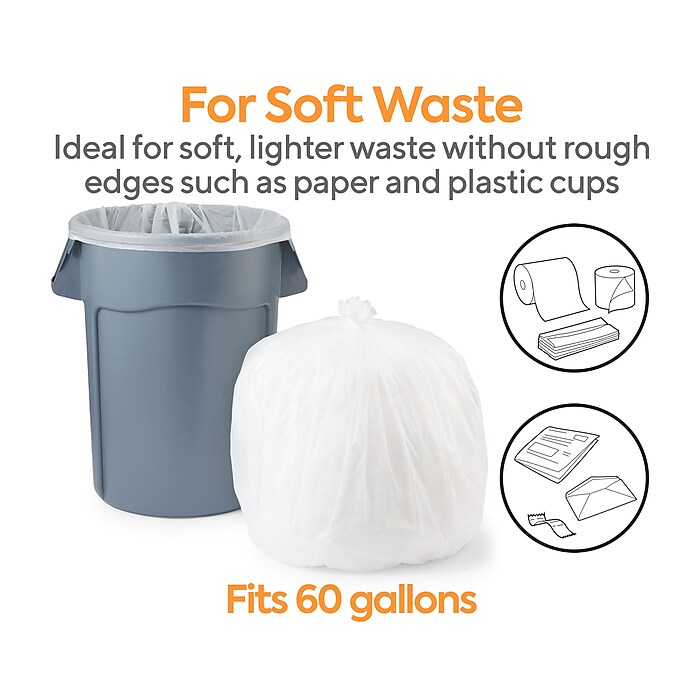 衛生日用品 CBS Coastwide Professional™ 55-60 Gallon Trash Bag, 38