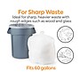 Coastwide Professional™ 55-60 Gallon Trash Bag, 38" x 58", Low Density, 1.3 mil, Clear, 100 Bags/Box (CW25528)~#|#~s1222228_sc7