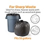 Coastwide Professional™ AccuFit 55 Gallon Trash Bag, 40" x 53", Low Density, 1.3 mil, Black, 100 Bags/Box (CW22753)~#|#~s1222238_sc7