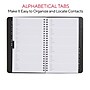 Staples 5" x 8" Phone/Address Book, Black (ST12955)~#|#~s1222546_sc7
