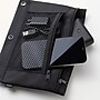 Staples 3-Ring Zipper Polyester Pouch, Black (24220)~#|#~s1222566_sc7