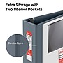Staples 3" 3-Ring View Binder, D-Ring, Gray (ST60224)~#|#~s1222717_sc7