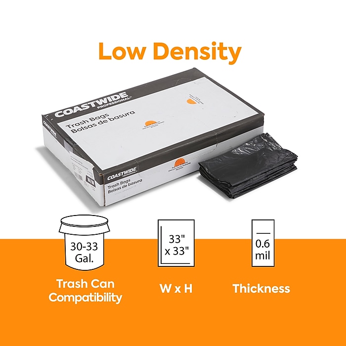 Coastwide Professional™ 30-33 Gallon Trash Bag, 33