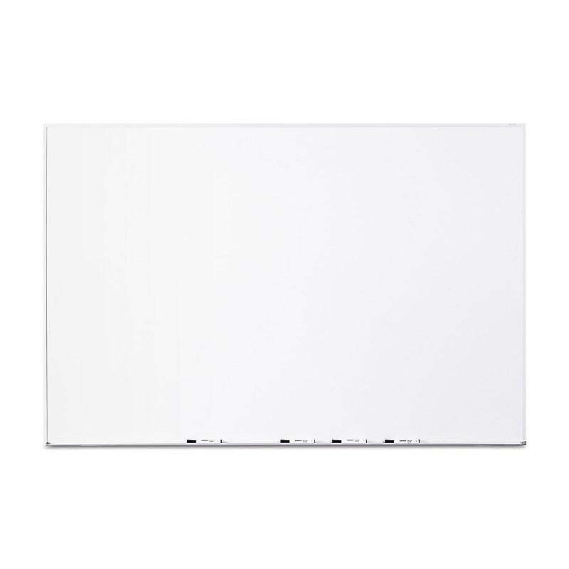 Staples Melamine Dry-Erase Whiteboard, Aluminum Frame, 4' x 6' (75146) image 1