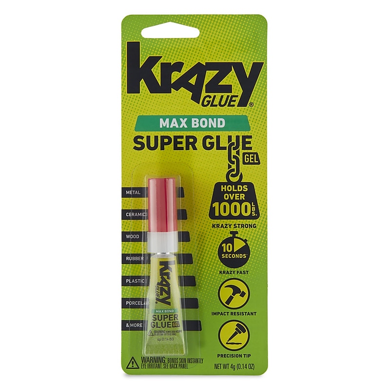 Krazy Glue Permanent Glue, 0.14 oz., Kraft (KG48448MR) image 1