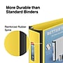 Staples Heavy Duty 3" 3-Ring Better Binder, D-Ring, Yellow (ST55895-CC)~#|#~s1223284_sc7