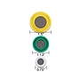 Staples Heavy Duty Magnets, Assorted Colors, 30/Pack (28703)~#|#~s1223298_sc7