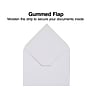 Staples Gummed Invitation Envelopes, 5 3/4" x 4 3/8", White, 250/Box (266767N)~#|#~s1223315_sc7
