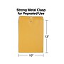 Staples Clasp & Moistenable Glue Kraft Catalog Envelopes, 10"L x 13"H, Brown, 250/Box (487494/17243)~#|#~s1223335_sc7