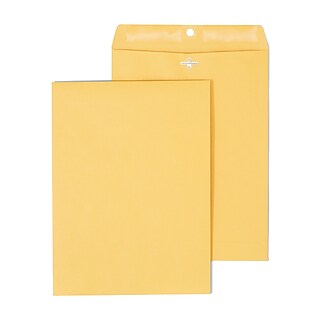 Staples Clasp & Gummed Catalog Envelopes - 10x13 Inches, Bright White (200/Carton)