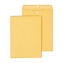 Staples Clasp & Moistenable Glue #10 Kraft Catalog Envelopes, 9"L x 12"H, Brown, 12/Pack (19004/594412)~#|#~s1223347_sc7