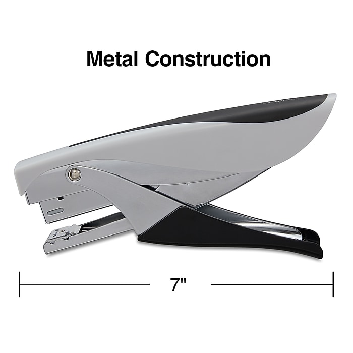 Leven Deli Effortless Desktop Stapler, 40 Sheet Capacity, One Finger Touch Stapling, Easy To