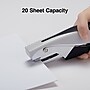 Staples Deluxe Plier Stapler, 20 Sheet Capacity, Black/Gray (24546/17584)~#|#~s1223351_sc7
