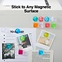 Staples Sphere Cube Magnets, Assorted Colors, 4/Pack (40585)~#|#~s1223366_sc7
