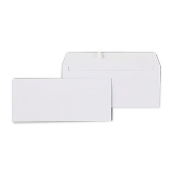 Staples EasyClose #10 Business Envelopes, 4 1/8" x 9 1/2", White, 500/Box (50306)