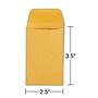 Staples #1 Currency Envelopes, 2 1/4" x 3 1/2", Kraft, 250/Box (ST19726-CC)~#|#~s1223612_sc7