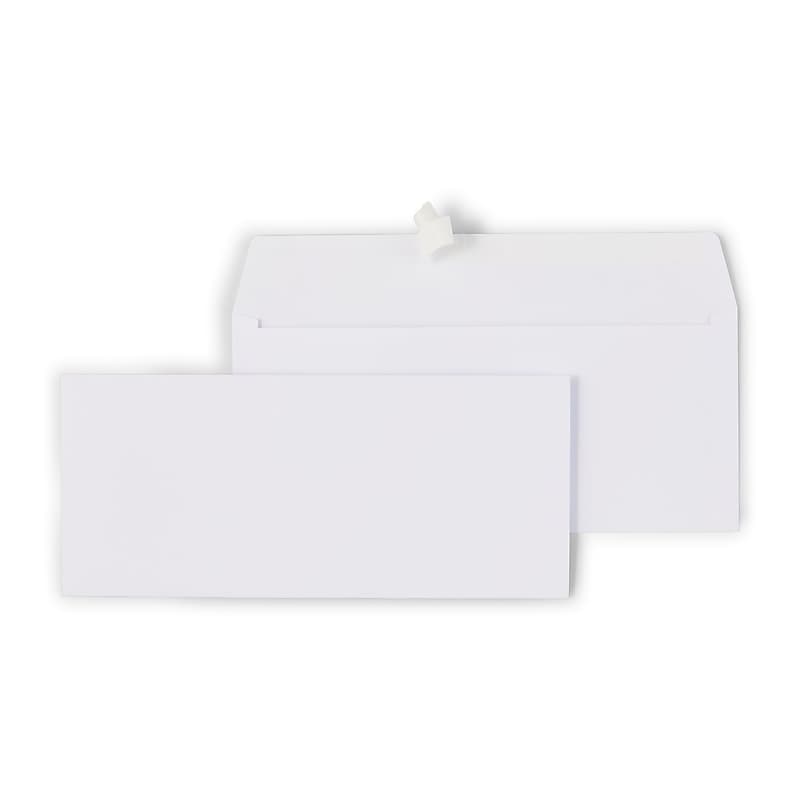 Staples EasyClose #9 Business Envelopes, 3 7/8" x 8 7/8", White, 500/Box (570235N) image 1