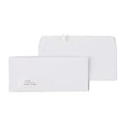 Staples #10 White Wove Left-Window Privacy-Tint Self-Sealing Envelopes 500/Box 