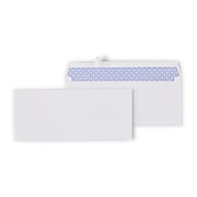 Staples EasyClose Security Tinted #10 Business Envelopes, 4 1/8" x 9 1/2", White, 500/Box (50312)