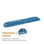 Coastwide Professional™ Looped-End Dust Mop Head, Cotton, 48" x 5", Blue (CW56761)~#|#~s1223756_sc7